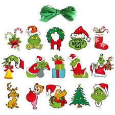 15/25 PC Merry Christmas Grinch Ornaments Tree Hanging Decoration Figure Pendant picture