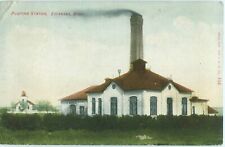Pumping Station Escanaba Michigan USA Antique 1914 Postcard picture
