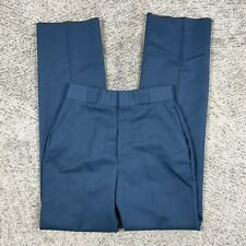 NWT Creighton Pants Womens 10 Ladies Uniform Dress Trousers Blue Unhemmed 248SUN picture