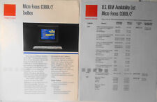 Micro Focus COBOL/2 Toolbox for UNIX developers - 2 Brochures, August 1990 picture