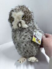 Audubon Birds Wild Republic Great Grey Owl Series 1 Stuffed Toy 2003 Vintage 12