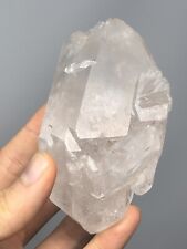 Natural Lemurian DT Elestial Quartz Crystal Brazil 10.1oz Reiki N24 picture