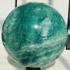5040G Natural Fluorite ball Colorful Quartz Crystal Gemstone Healing picture