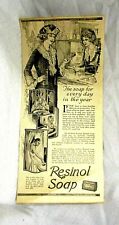 Antique 1919 Resinol Soap Paper Advertisement 10.5