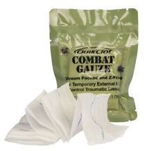Emergency Trauma QuikClot Combat Gauze Control Bleeding, Medical sealed picture