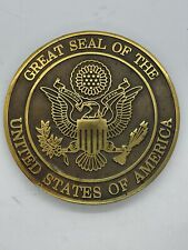 1995 Virginia Metalcrafters Great Seal Of The United States Of America Trivet picture