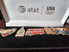 2012 London Olympic Pin Set New In BOX AT&T Sponsor  picture