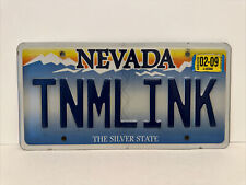 Nevada Vanity License Plate - TNML INK - NV Souvenir - THE SILVER STATE picture
