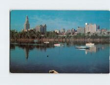 Postcard Hartford Connecticut Skyline Across the Connecticut River USA picture