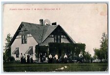 Devils Lake North Dakota Postcard Summer Home Of Hon. C. W. Kelley Scene c1910's picture
