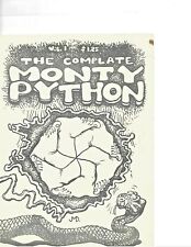 The Complate Monty Python Vol1 1 Newsletter self Published Fanzine 1978 picture