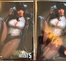 Con Artists #3 Set Zatanna Cosplay Lingerie Virgin Cover by Hibren Ryan Kincaid picture