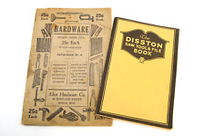 Vintage Disston 1929 Original Catalog w/ Inserts and Bonus 25 Cent Catalog picture