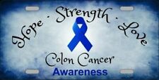 Colon Cancer Awareness Ribbon Novelty License Plate picture