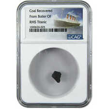 Coal Recovered from the RMS Titanic Sunken Relics NGC SKU:OPC129 picture
