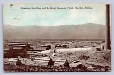 J96/ Hayden Arizona Postcard c1910 American Smelting Refining Plant 489 picture