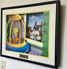 Tweety & Sylvester Warner Bros Looney Tunes Animated Animations #WB2T1 WORKS COA picture