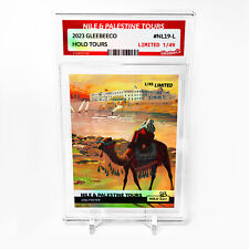 NILE AND PALESTINE TOURS Card 2023 GleeBeeCo 1902 Poster Holographic #NL19-L /49 picture