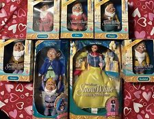 Vintage Snow White and The Seven Dwarfs Doll Set Made by Mattel 1992 picture