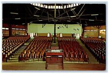 1974 George Stuart Auditorium Grand Piano Allen Organ North Carolina NC Postcard picture
