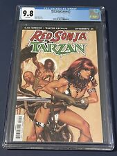 Red Sonja Tarzan #1 CGC 9.8 Hughes Cover Dynamite Entertainment 2018 picture