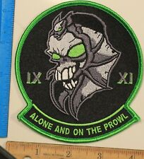 RARE - BLACK OPS MILITARY PATCH – ALONE AND ON THE PROWL - AREA 51 picture