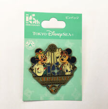 Japan Disney Pin Tokyo 2017 Disney Sea 16th Anniversary Mickey and Minnie Mouse picture