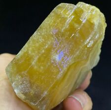324g Natural Gemmy Yellow Gold Barite Crystal Large Mineral Specimen Floater picture