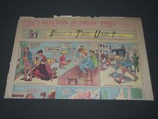 1908 FEBRUARY 16 BOSTON SUNDAY POST COLOR COMICS SECTION - NP 2828 picture
