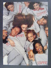 Esprit Retrospective Series 1980 Sweatsuit Color Promo Advertising Postcard 1997 picture