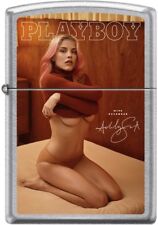 Zippo Playboy November 2016 Cover Street Chrome Windproof Lighter NEW RARE picture