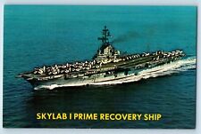 Newport News Virginia Postcard Skylab I Prime Recovery Ship Ticonderoga CVS 14 picture