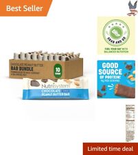 Indulgent Decadent Chocolate Peanut Butter Lunch Bars - Nutritious 10 Count Pack picture