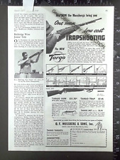 1932 ADVERTISEMENT for O F Mossberg Targo Model 42TR .22 trapshooting rifle picture