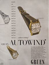 1949 Original Esquire Art Advertisements GRUEN Watches MacGregor Golf Equipment picture