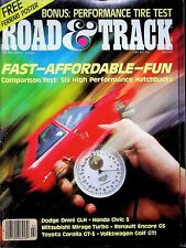 FAST-AFFORDABLE-FUN - ROAD & TRACK MAGAZINE, FEBRUARY 1985 VOLUME 36. NUMBER 6   picture