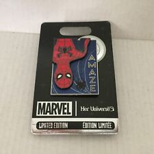 NEW Her Universe Marvel Spider-Man Amaze 2'' Pin picture