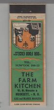 Matchbook Cover - The Farm Kitchen Hooksett, NH picture
