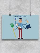 Multitasking Man Poster -Image by Shutterstock picture