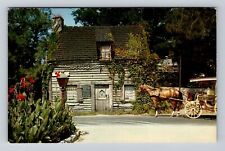 Miami Beach FL-Florida, Oldest Wooden School House, Antique, Vintage Postcard picture