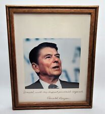 Ronald Reagan Signed Autographed Republican Presidential Task Force Photo MINT picture