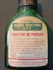 Vintage lot 8 Prescription bottle collection Iodine pill, soda pill, ear drops.. picture