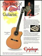 1994 Chet Atkins CEC Epiphone acoustic guitar advertisement 8 x 11 ad print picture