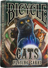 Bicycle Cats Playing Cards Designed by Lisa Parker, Black picture