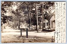 1908 RPPC SANDY SPRING MARYLAND MD MAIN STREET MONTGOMERY COUNTY HOMES POSTCARD picture