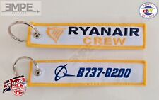 Ryanair crew tag bag label keychain keyring Boeing pilot B737-8200 MAX 737 RYR picture