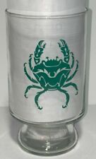 VINTAGE Cancer Astrology Large Glass Tumbler Horoscope Zodiac Sign of the Crab picture
