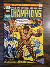 The Champions #1 1975. Ghost Rider, Black Widow etc Really nice book, nearly new picture