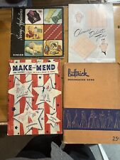 WW2  Lot Of Make and Mend, Singer, Butterick, Dress Mending Making Books picture
