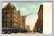 Indianapolis IN-Indiana, Street South Denison Hotel, Vintage c1912 Postcard picture